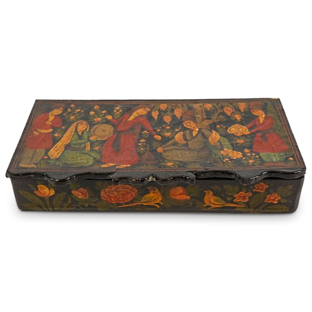 Antique Persian Papier Mache Calligraphy Box (1 of 7)