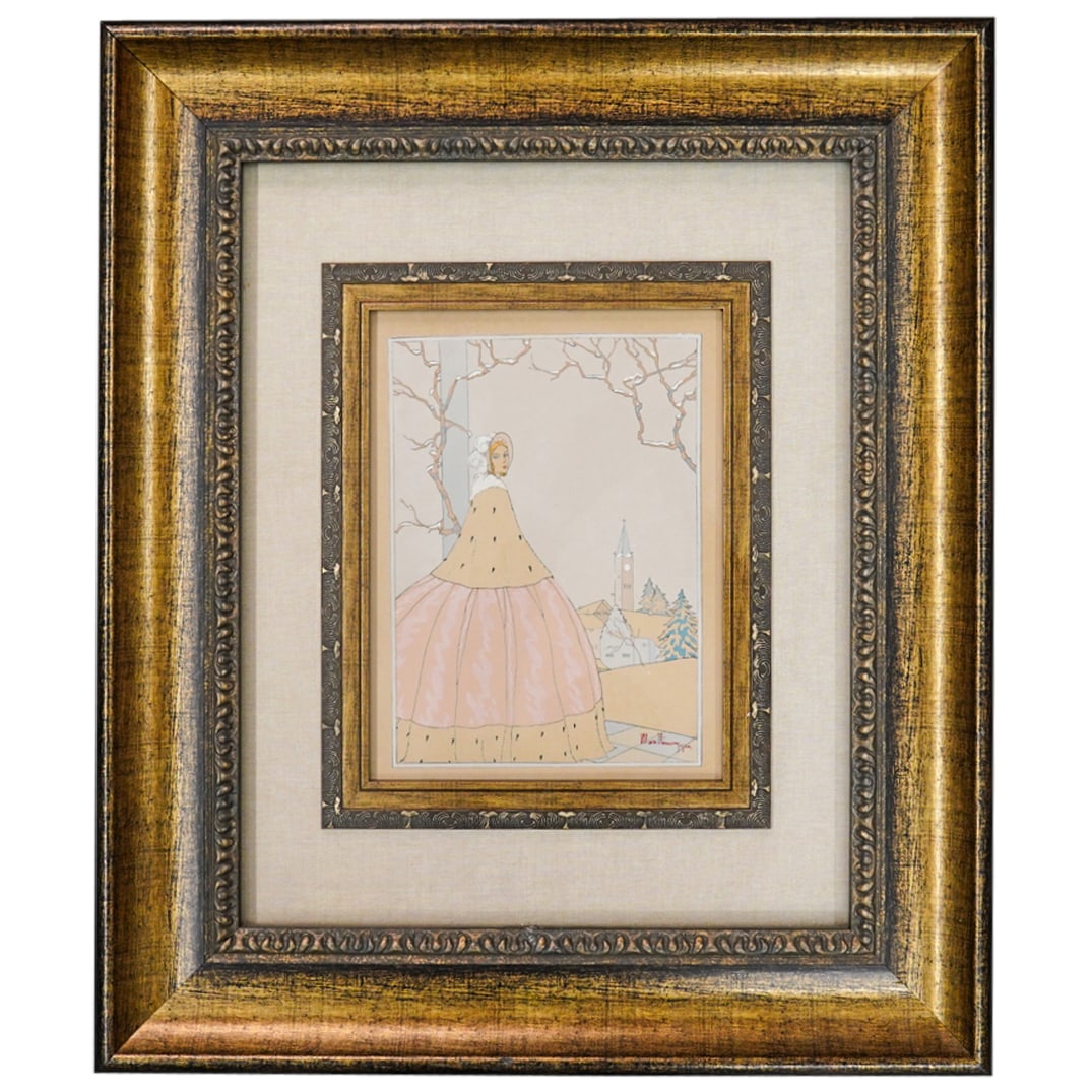 Max Nimoy Art Nouveau Signed Print Illustration (1 of 4)