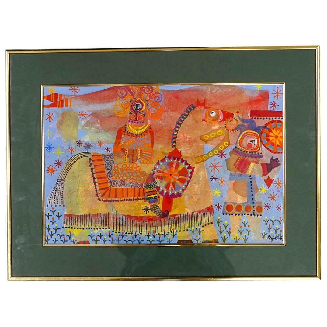 Regi Klein (American, 1931-2006) Mixed Media On Paper (1 of 5)