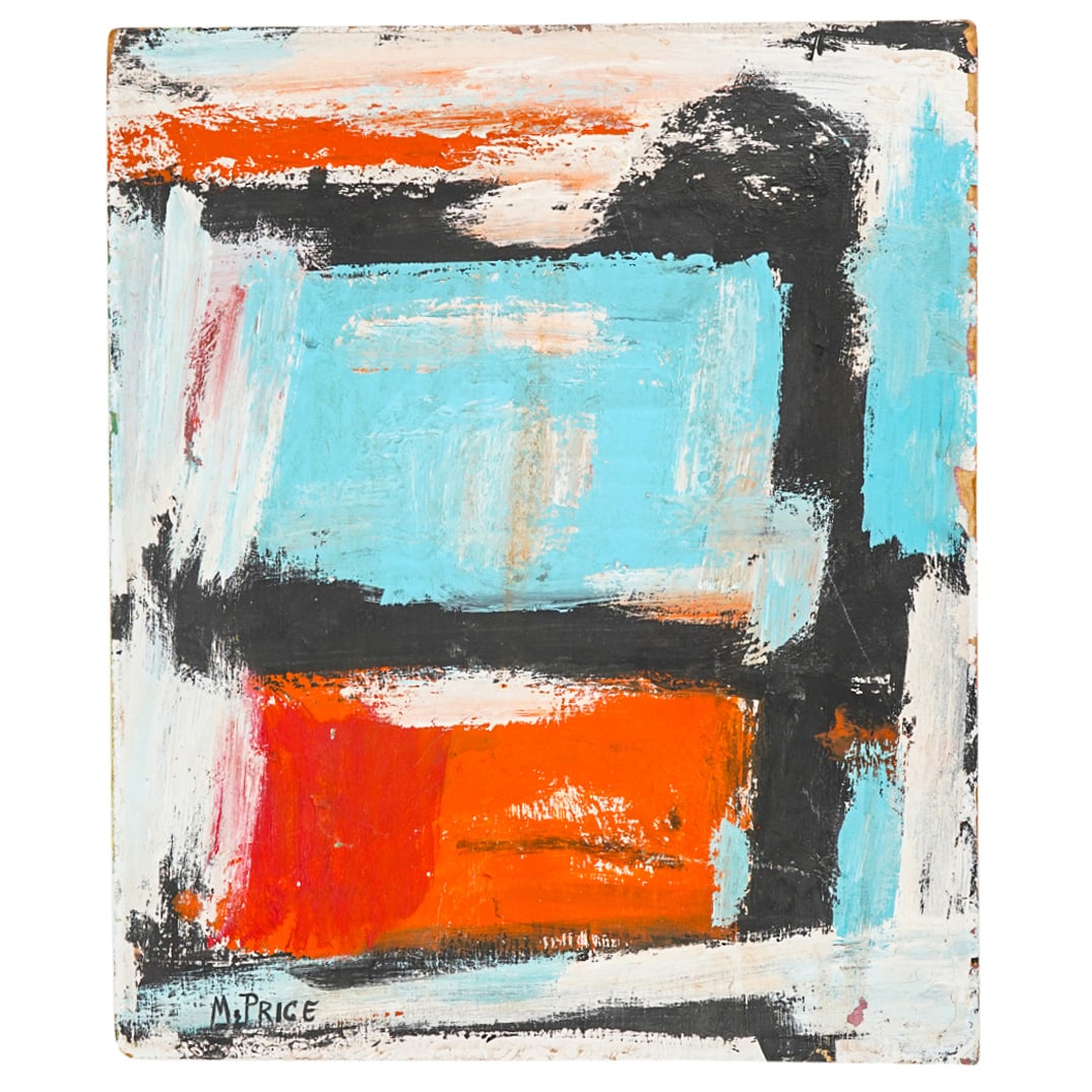 Melville Price (American, 1920-1970) Oil On Panel Painting (1 of 5)