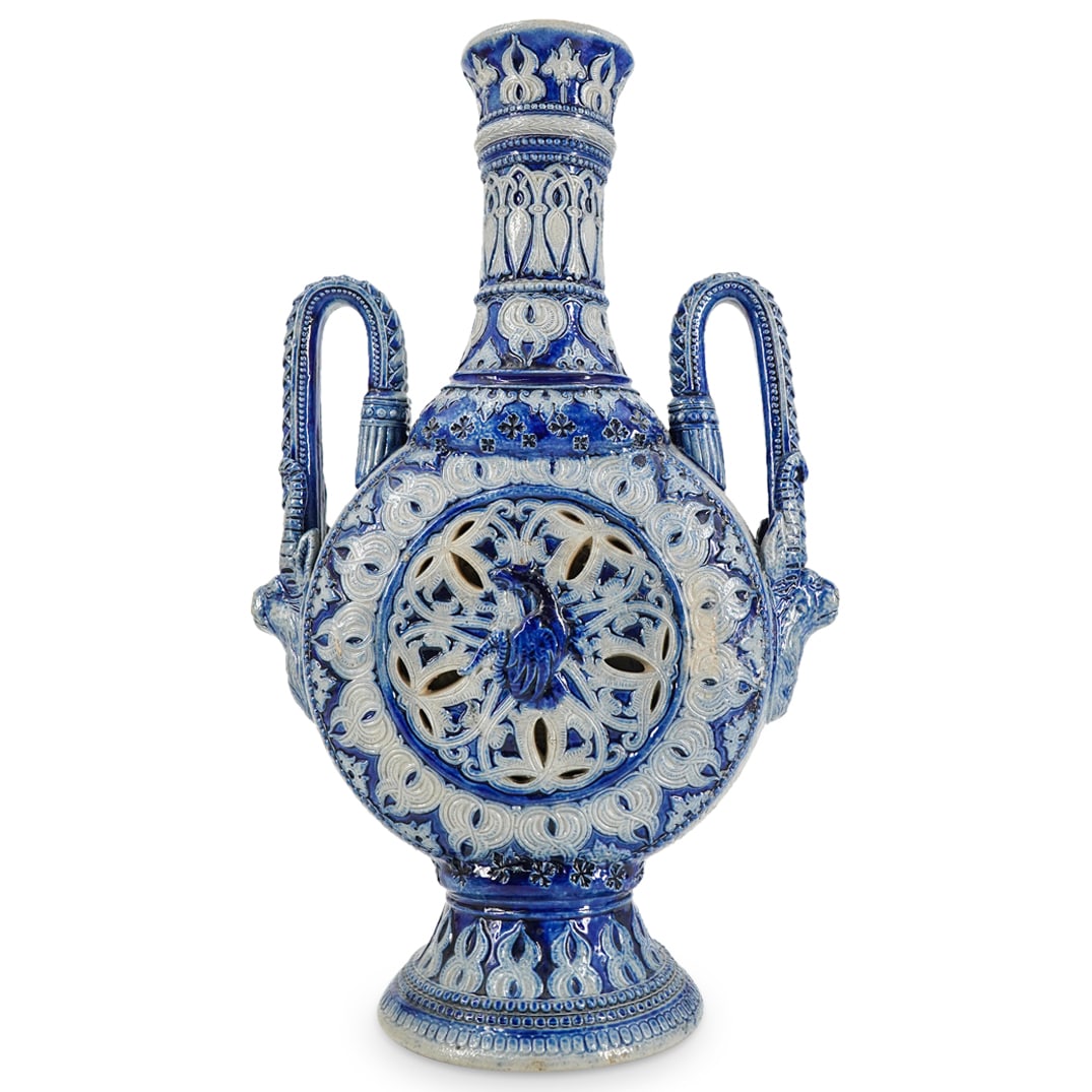 Antique European Moon Flask Vase (1 of 4)