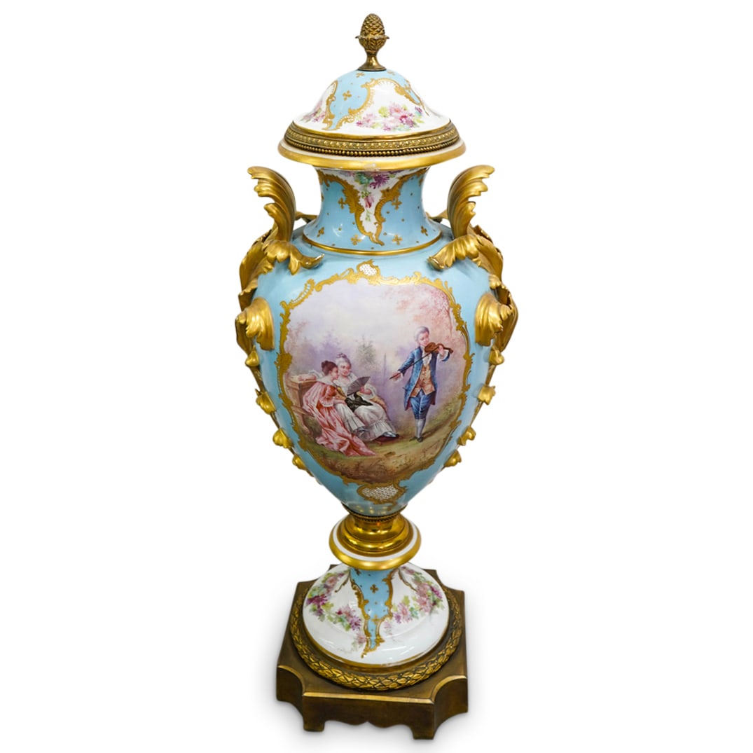 Antique Imperial Sevres Porcelain Urn Vase (1 of 15)