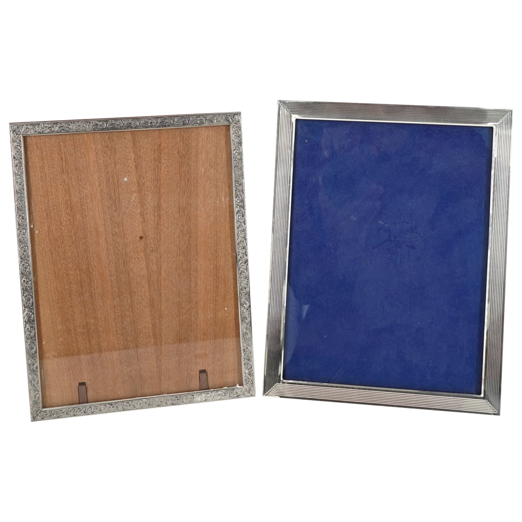 (2 Pc) Italian Sterling Silver Picture Frames (1 of 8)