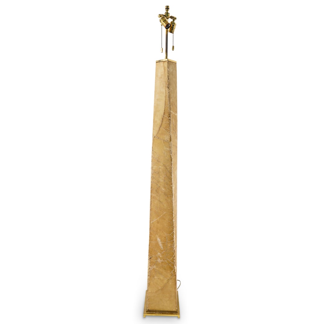 Karl Springer Twisted Leather Floor Lamp (1 of 5)