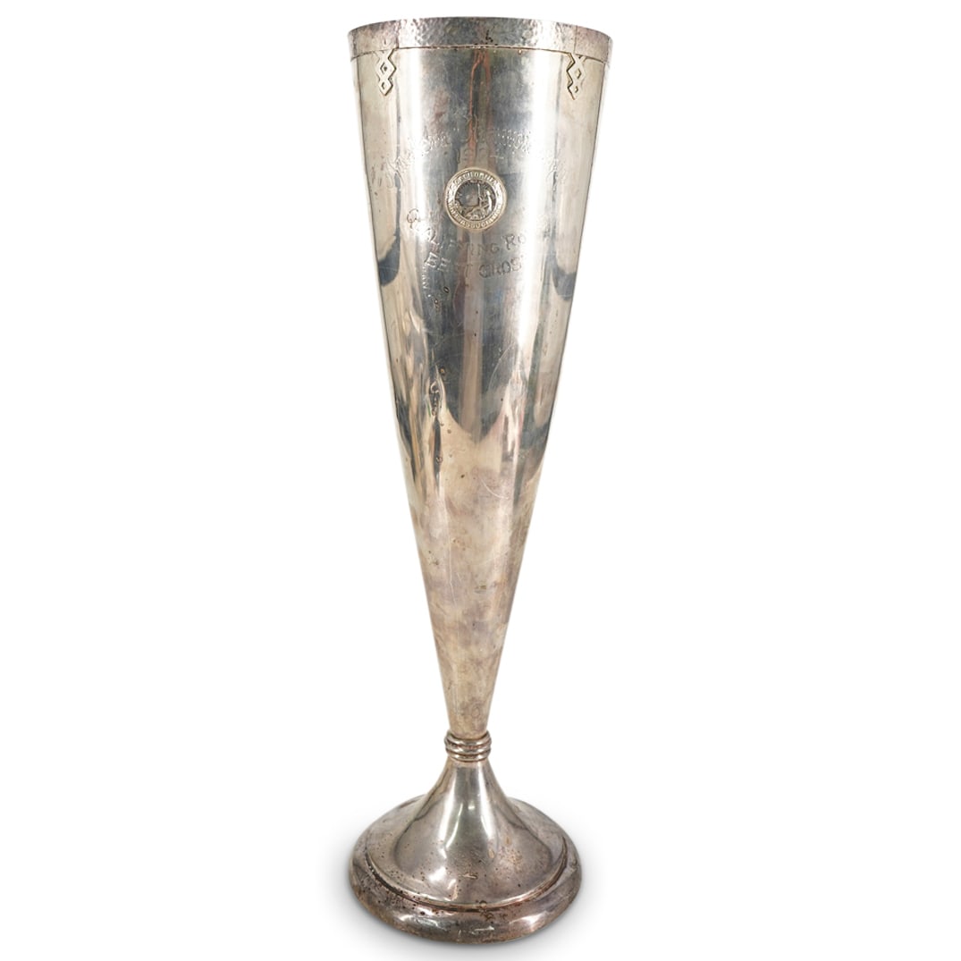 Large Antique T. V. Allen Co. Loaded Sterling Silver Trophy Cup (1 of 6)