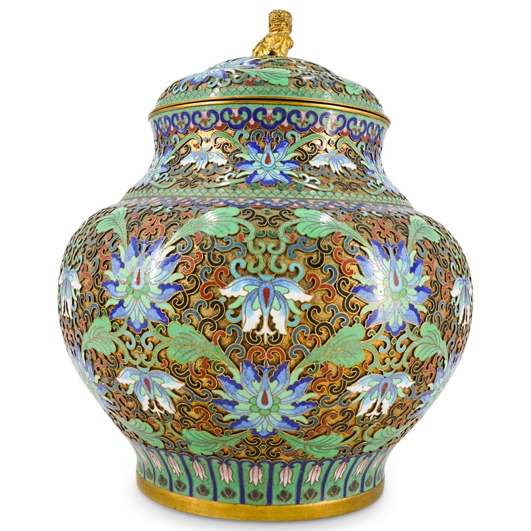 Chinese Cloisonne Urn (1 of 6)