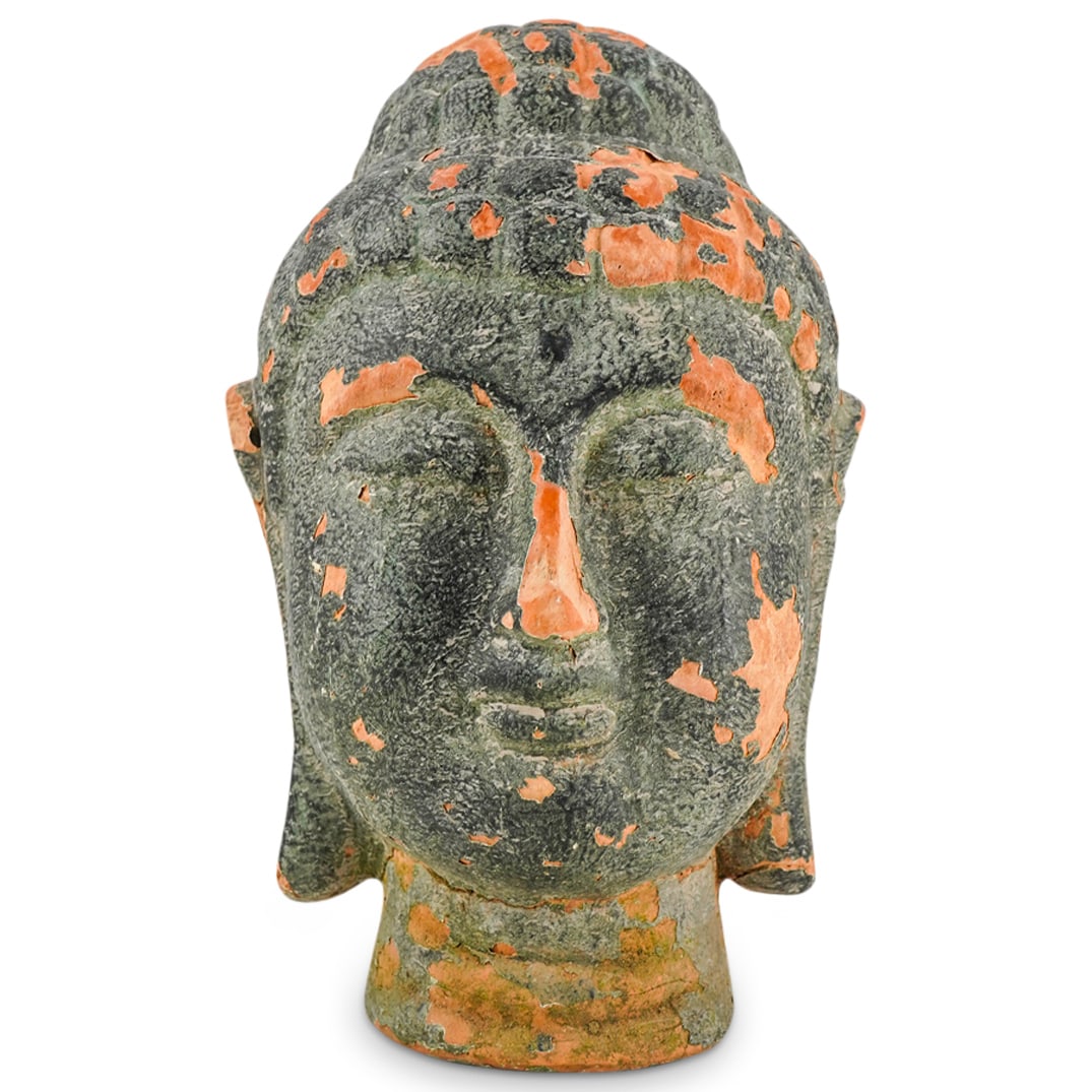 Vintage Chinese Ceramic Buddha Head (1 of 8)