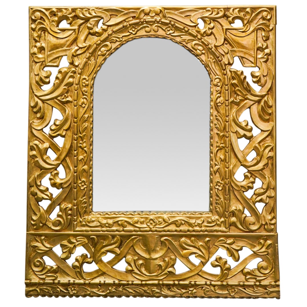 Vintage Italian Giltwood Ornate Mirror (1 of 4)