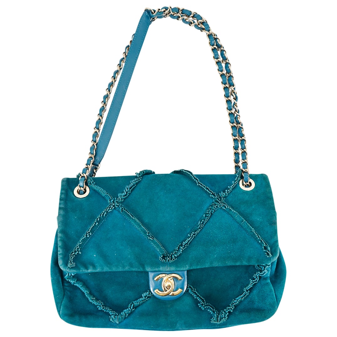 Chanel Suede Goatskin Flap Bag (1 of 11)