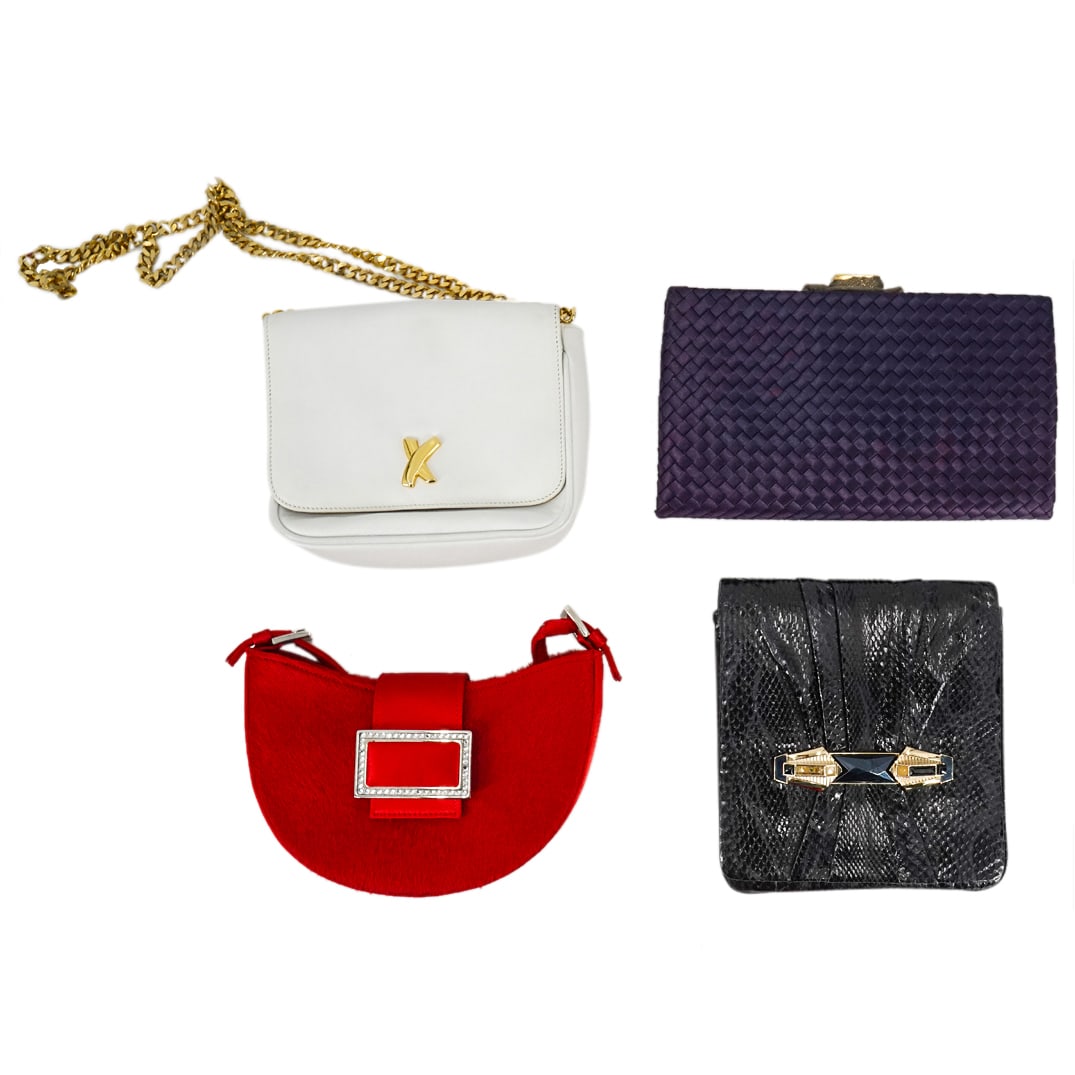 (4 Pc) Designer Clutch Purses (1 of 19)