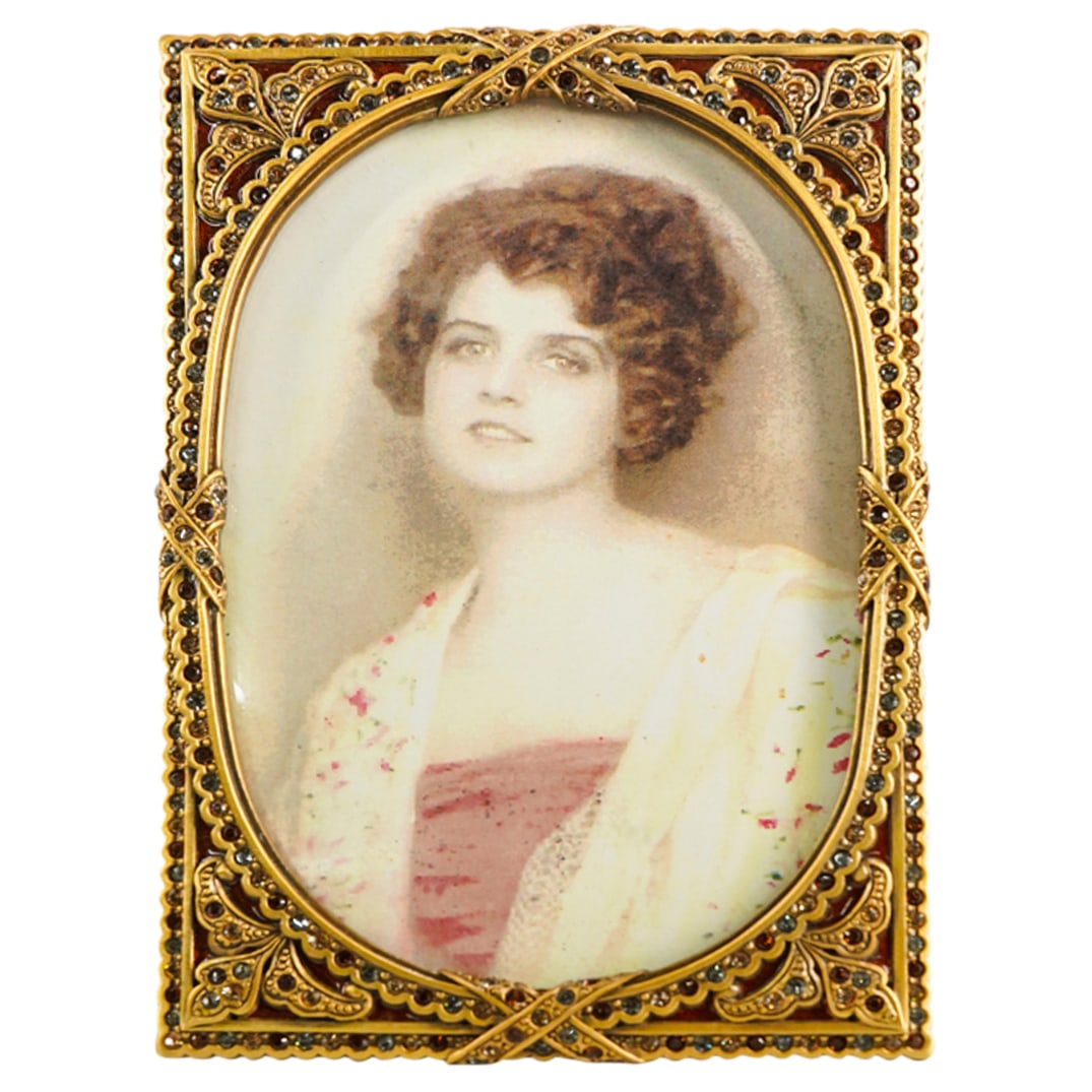 Edgar Berebi Enamel And Jeweled Picture Frame (1 of 3)
