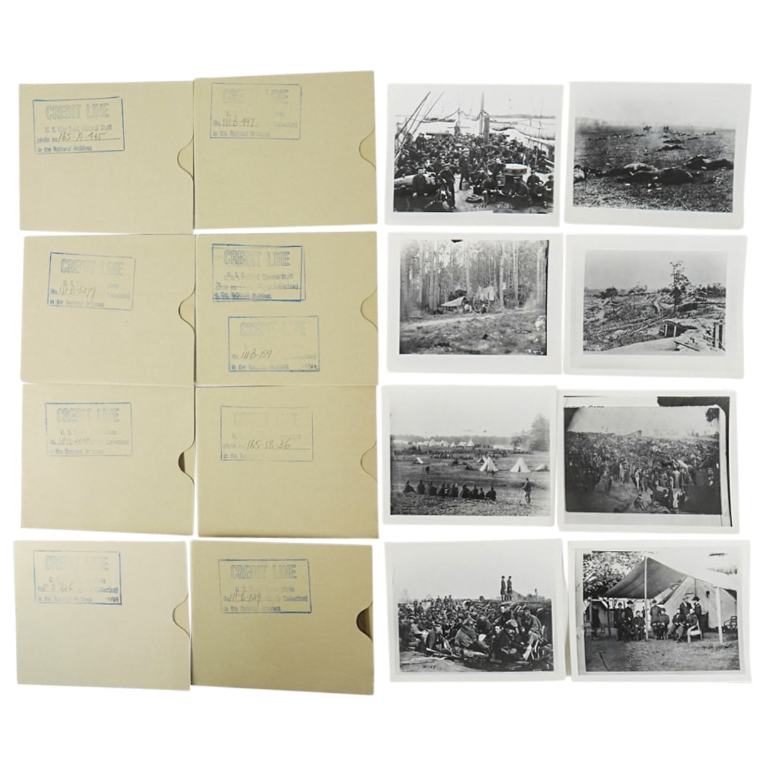 (16Pc) U.S. Army Signal Corps Photographers Civil War Negative Archive (1 of 7)