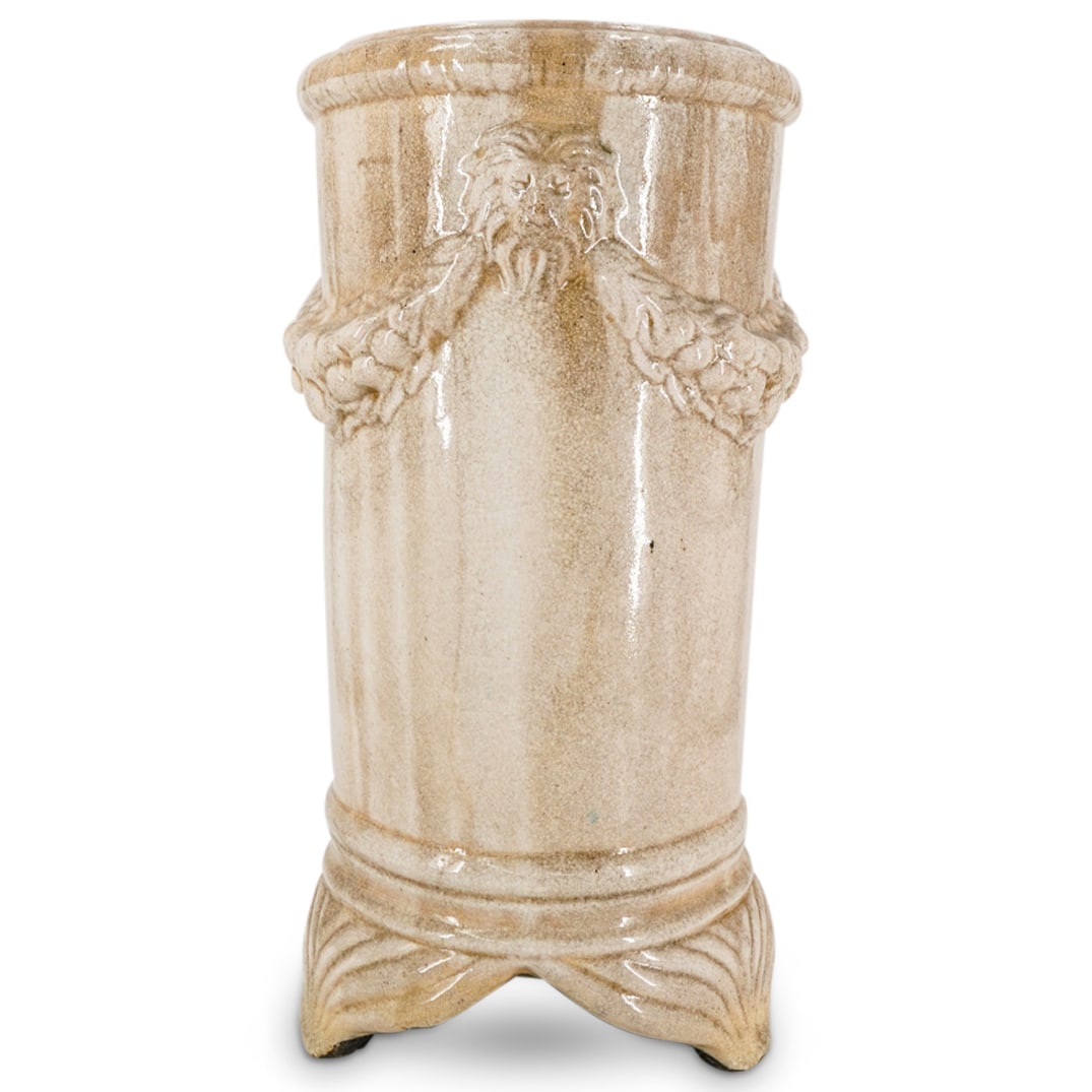 Italian Glazed Pottery Umbrella Stand (1 of 6)