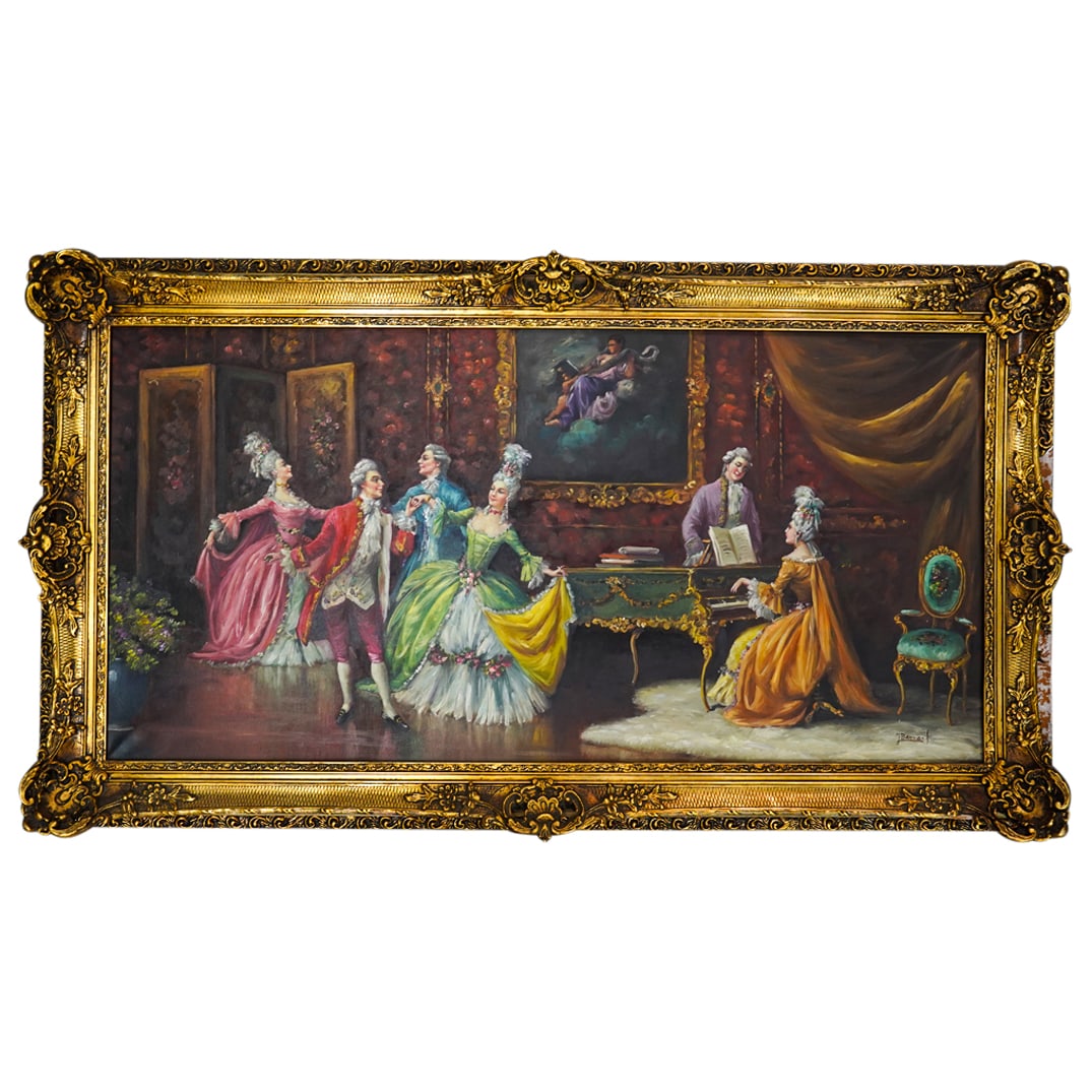 Manner Of Hans Zatzka Oil On Canvas (1 of 8)