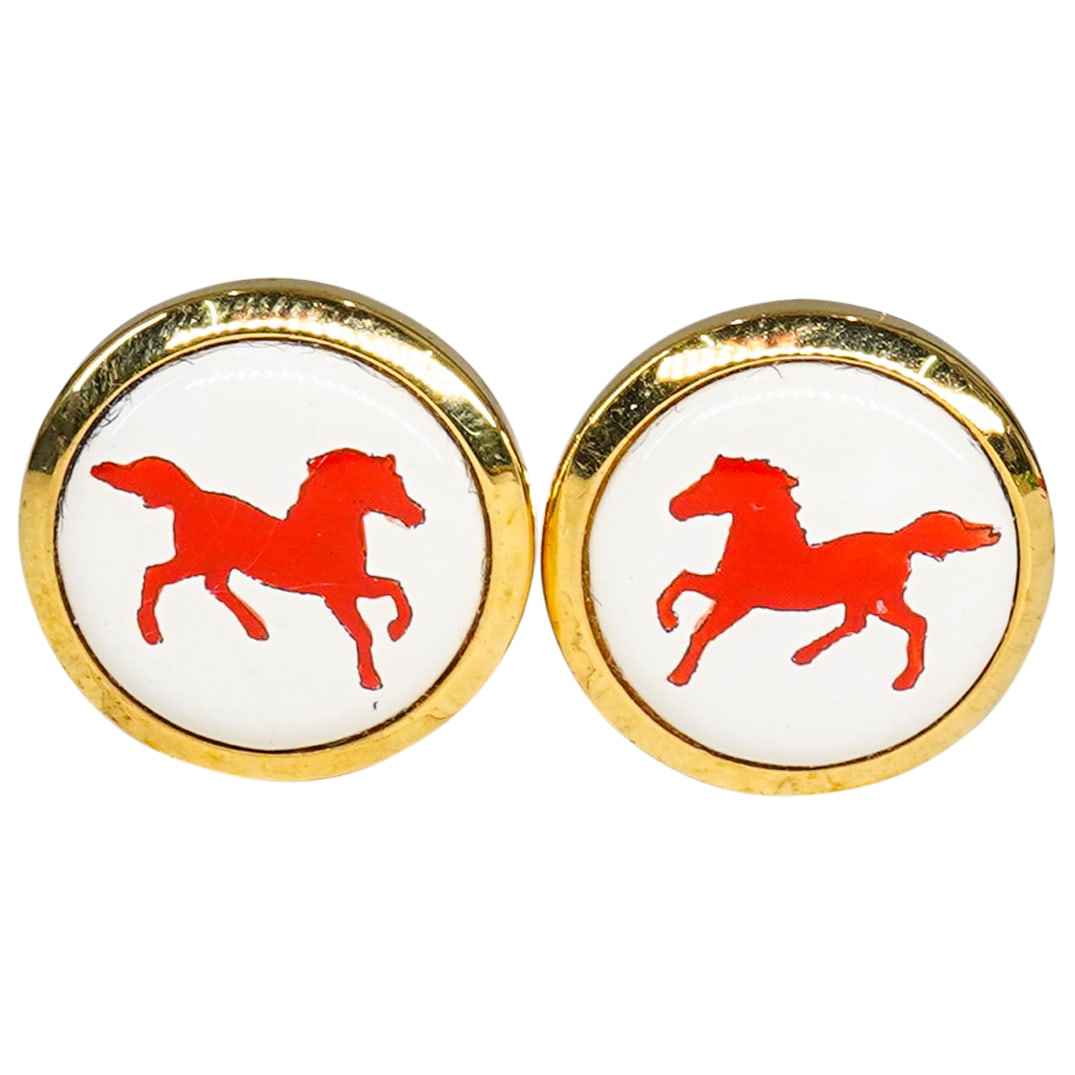 Halcyon Days Gold Plated Cufflinks (1 of 4)