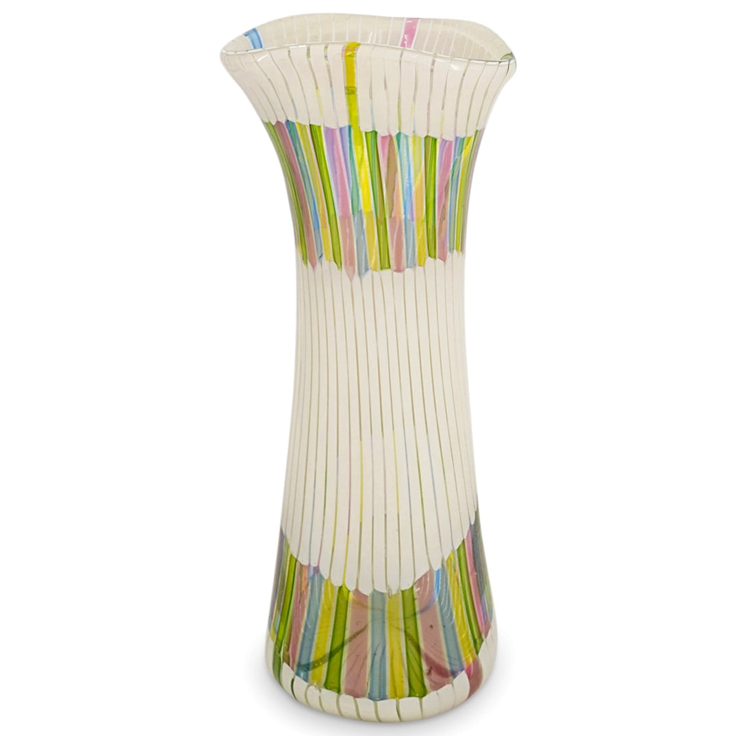 Anzolo Fuga for Arte Vetraria Muranese (A.Ve.M.) Murano Blown Glass Bandiere Vase (1 of 7)