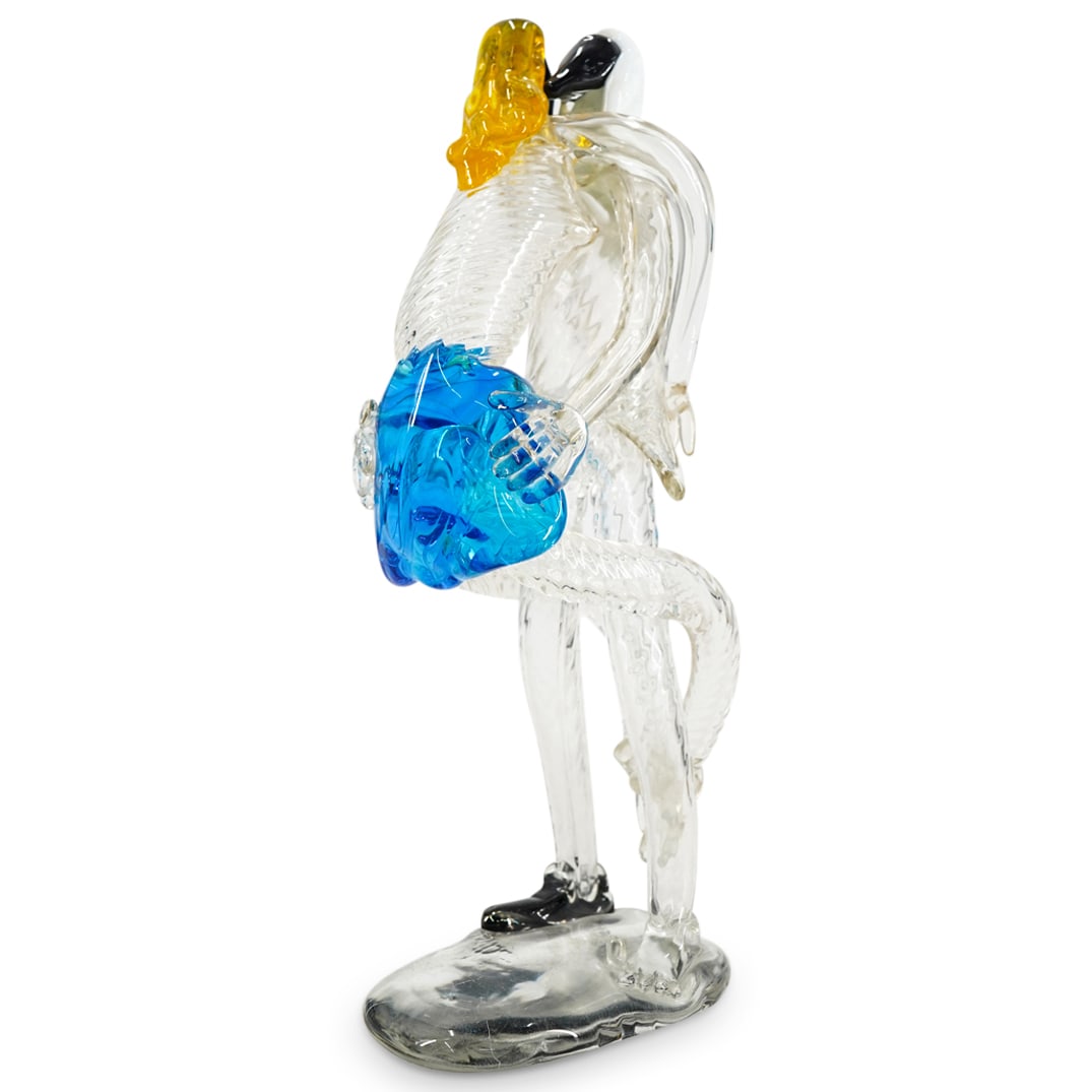 Fulvio Bianconi For Seguso Vetri D'Arte Murano Glass Surrealist Embracing Couple (1 of 8)