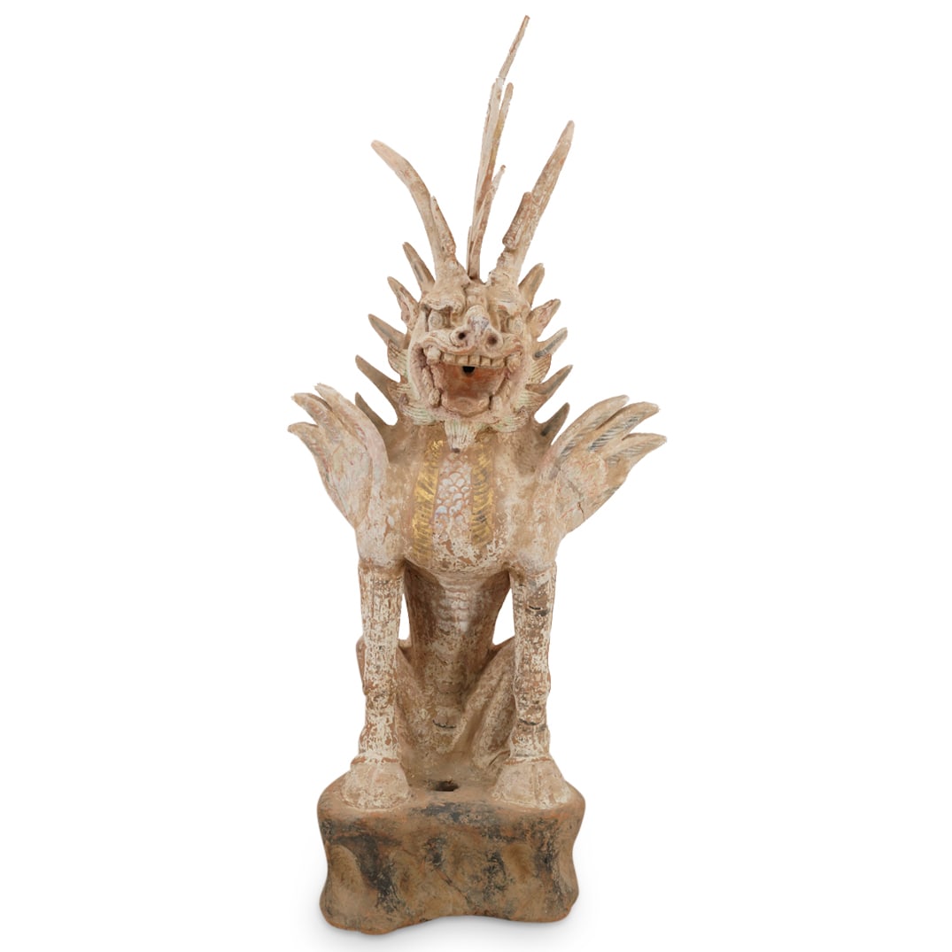 Chinese Tang Dynasty Ceramic Zhenmushou Earth Spirit (1 of 12)