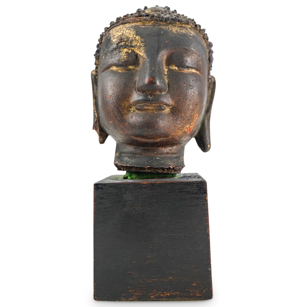 Antique Chinese Ming Dynasty Buddha Head (1 of 7)
