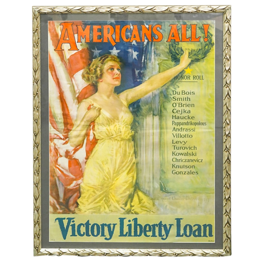 Howard Chandler Christy Lithograph Poster in Color 1919 (1 of 6)