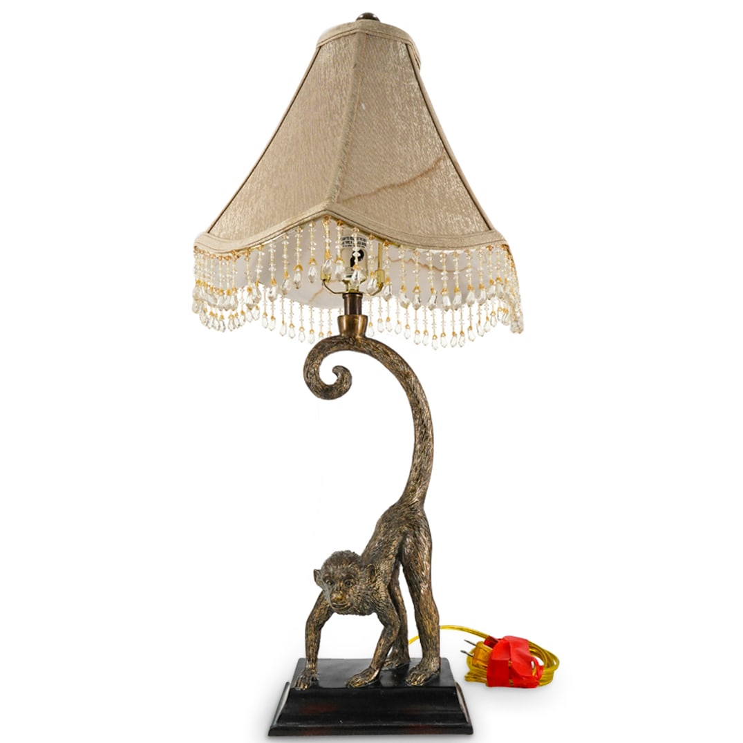 Metal Monkey Table Lamp (1 of 7)
