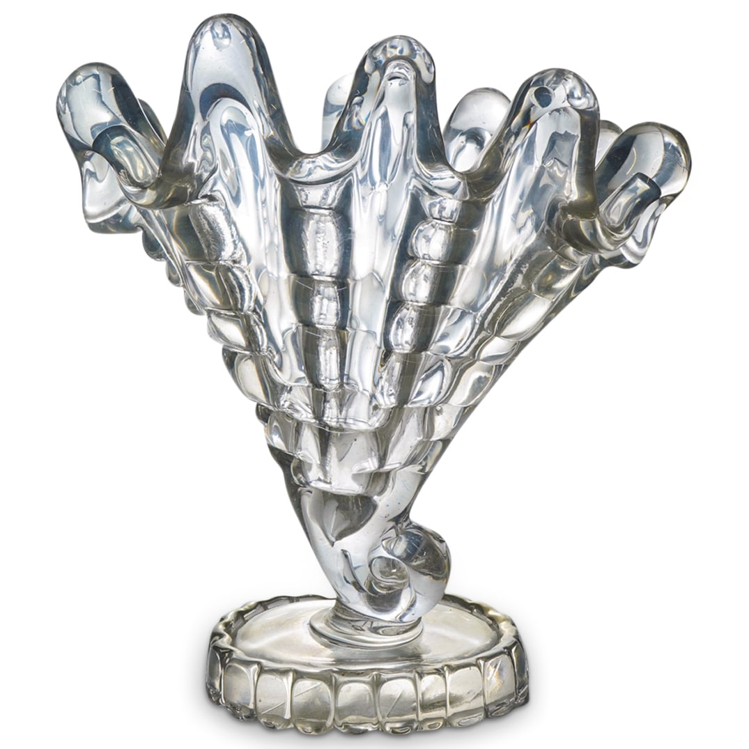 1940s Ercole Barovier Murano Blown Glass Grosse Costolature Vase (1 of 6)