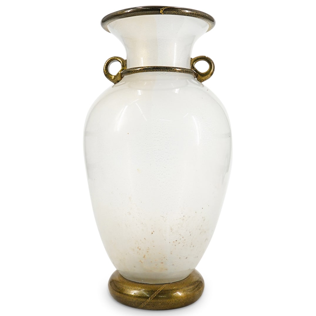 Attrib. Vetraria Artistica Gambaro & Poggi Murano Blown Glass Vase (1 of 8)