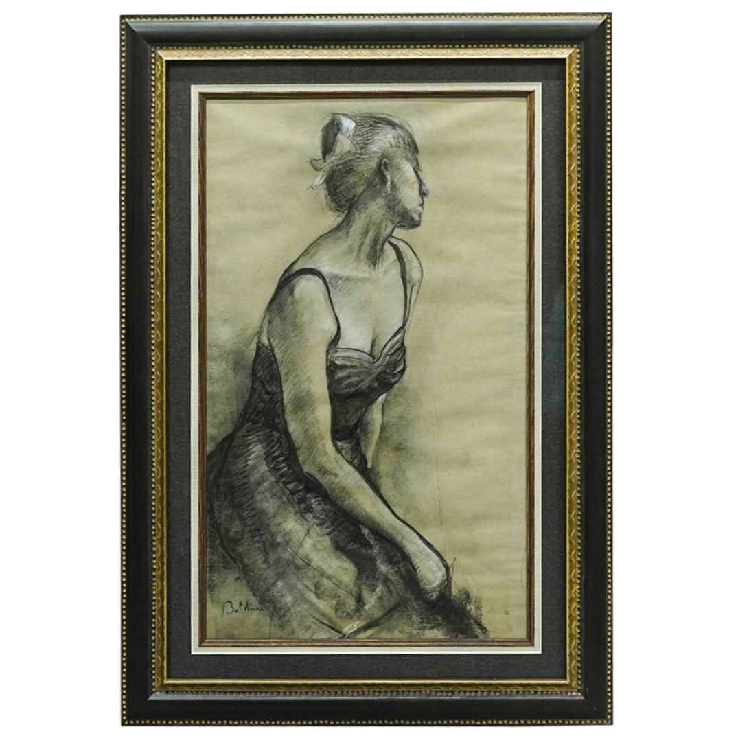 Giovanni Boldini (Italian, 1842–1931) Seated Woman Study (1 of 5)