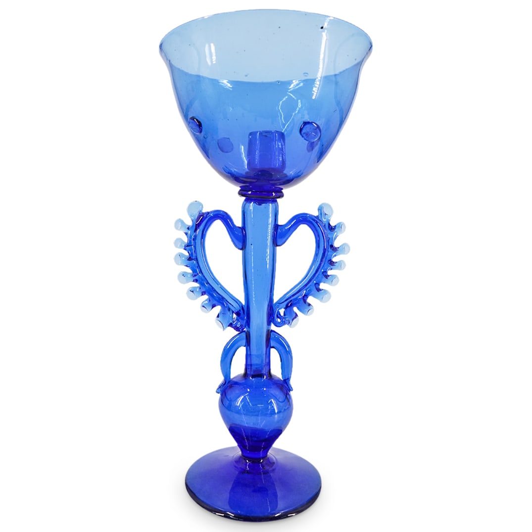Murano Blown Glass Candlestick (1 of 9)