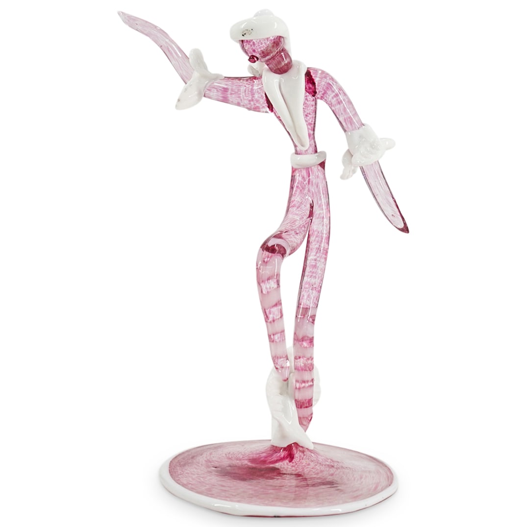 Attrib. M.V.M. Cappellin Murano Glass Figure Of A Dancer (1 of 7)