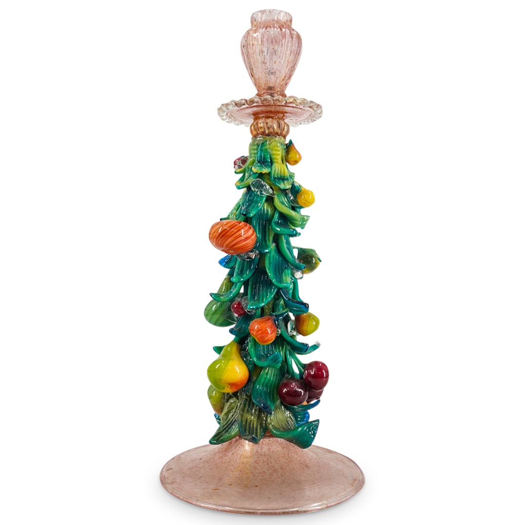 Murano Art Glass Fruit Tree Candlestick (1 of 6)