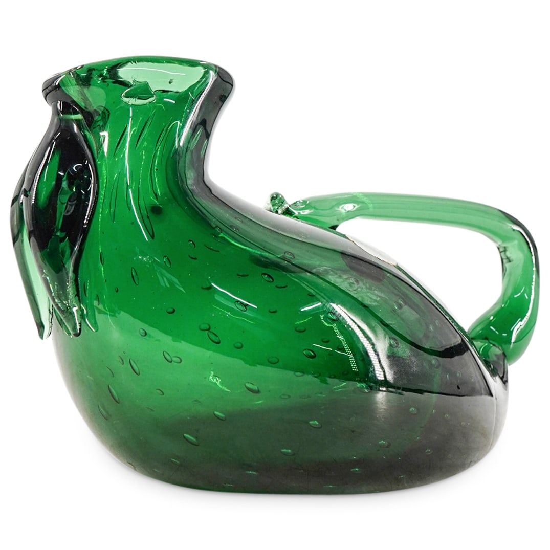 Pauly & C. Murano Blown Glass Bird-Form Ewer (1 of 6)