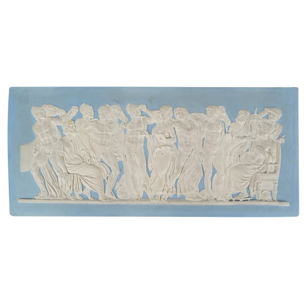 Wedgwood Blue And White Jasperware Plaque (1 of 5)