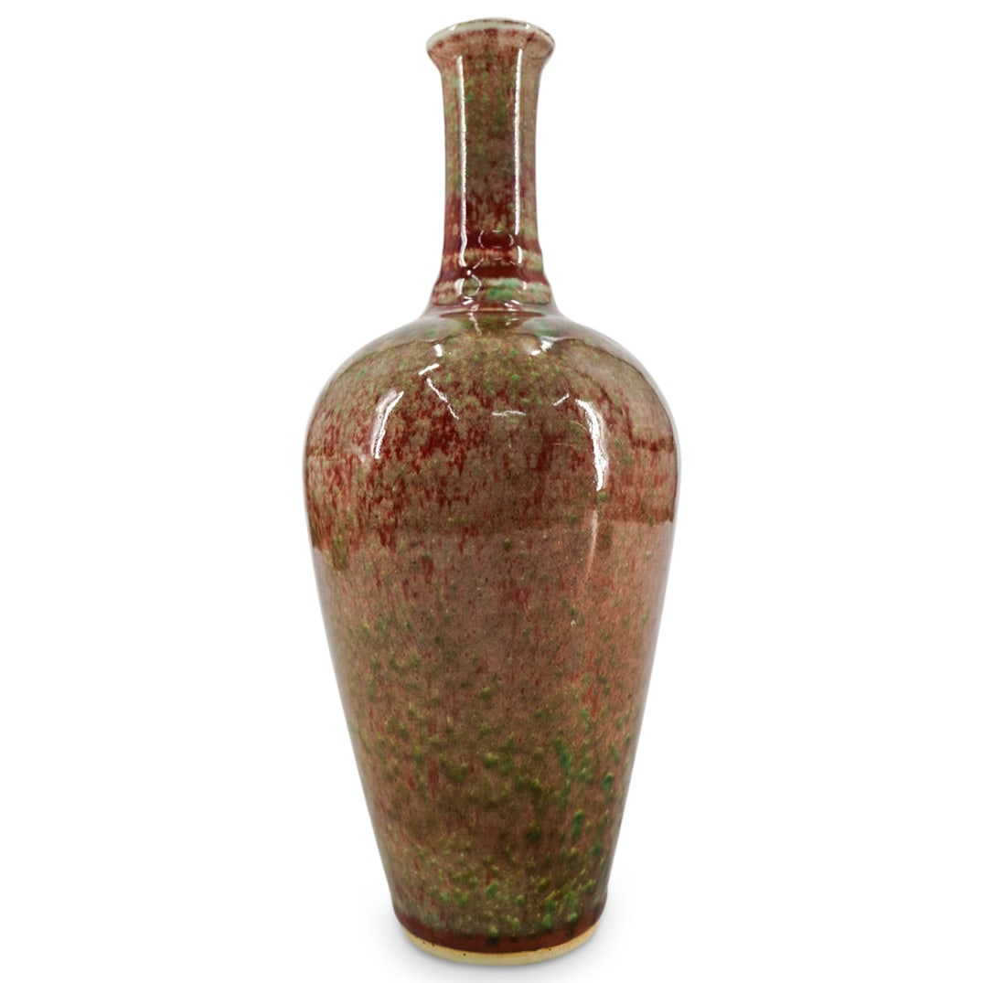 Antique Chinese GuangXu Peachbloom Glaze Vase (1 of 4)