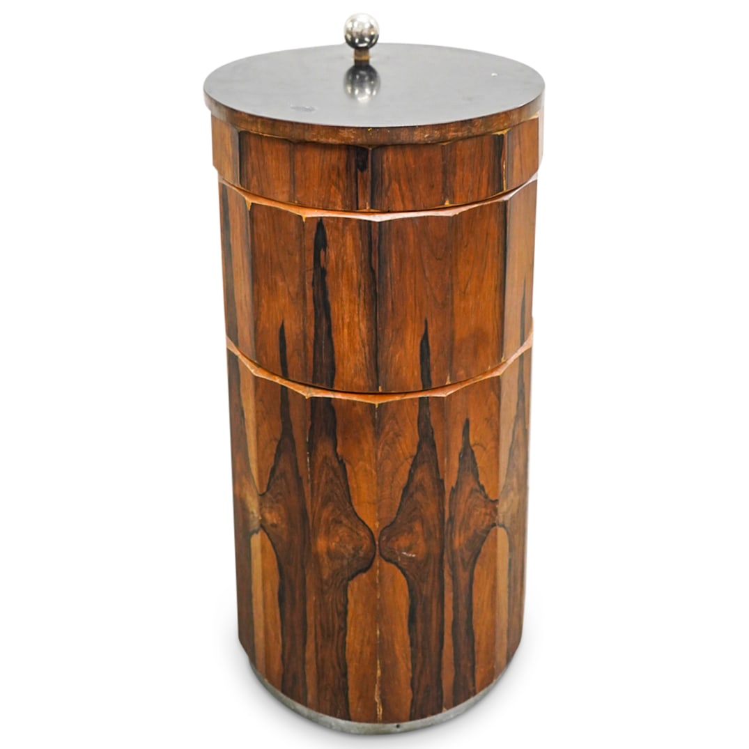 Antique Biedermeier Barrel Cabinet (1 of 2)