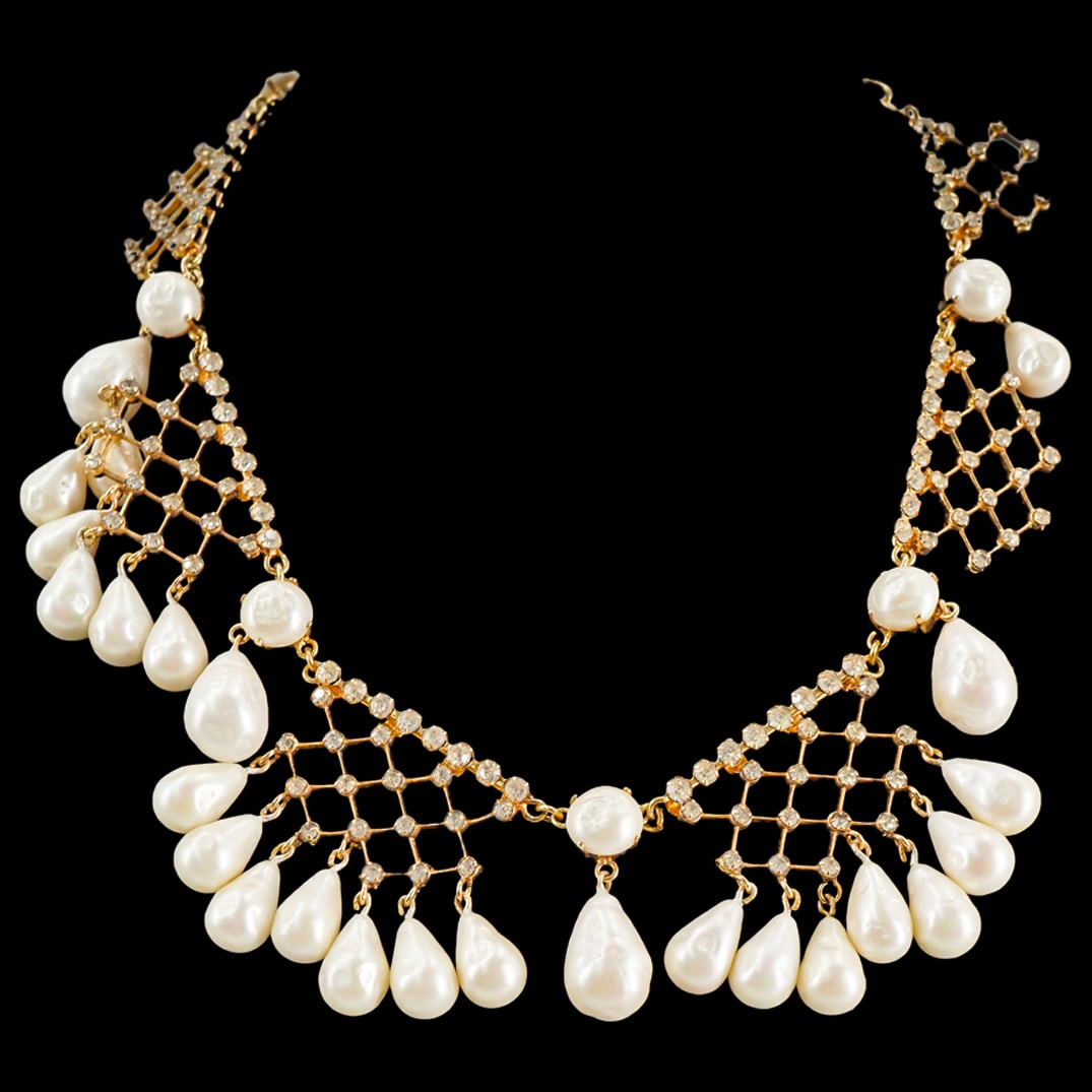 Vintage Christian Dior Demi Parure Costume Jewelry Set (1 of 7)