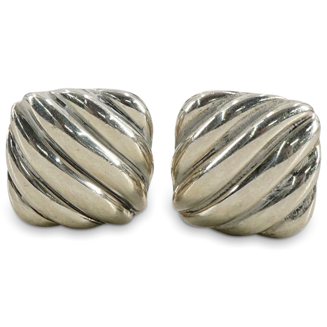 David Yurman Sterling Silver Cufflinks (1 of 2)