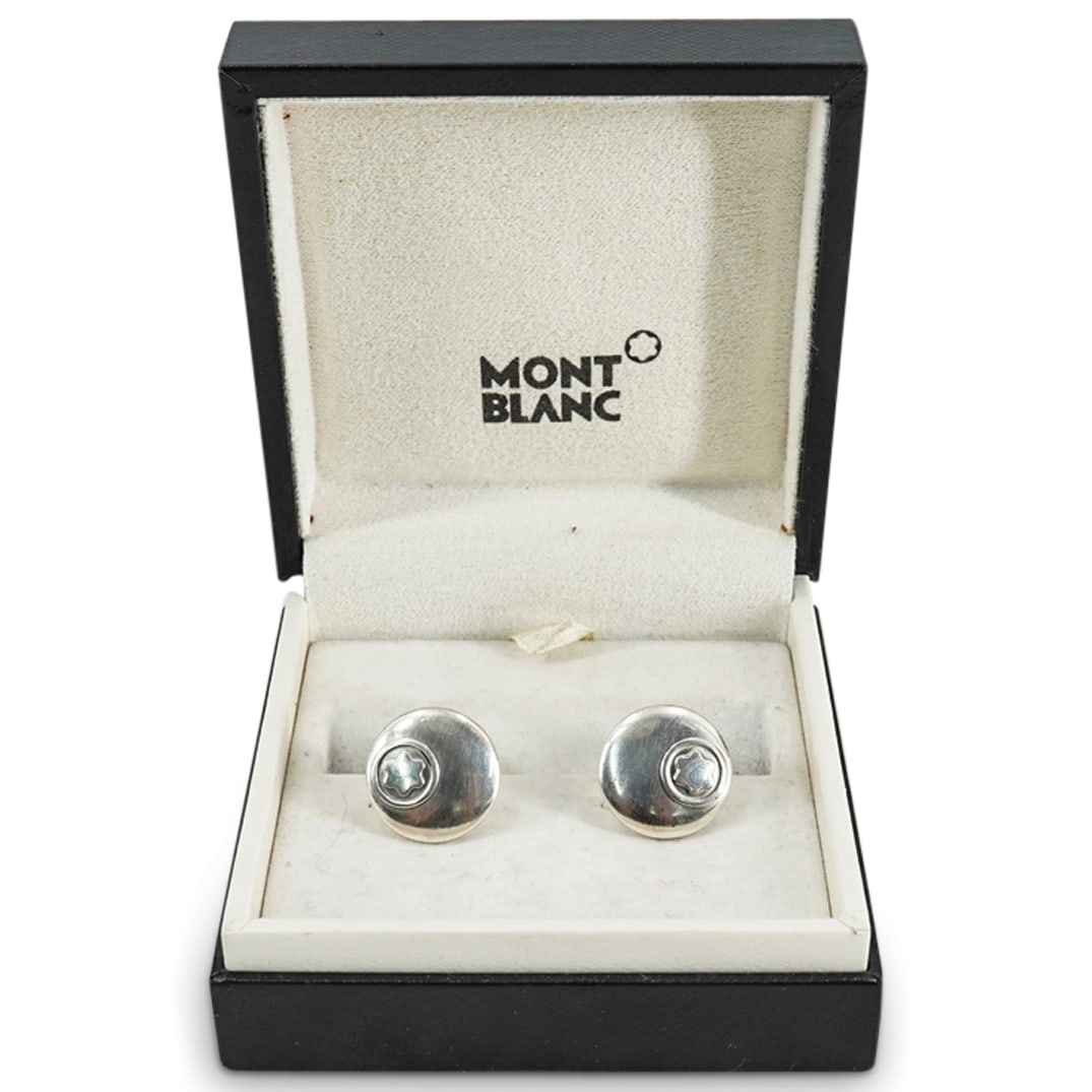 Montblanc Sterling Silver Cufflinks (1 of 7)