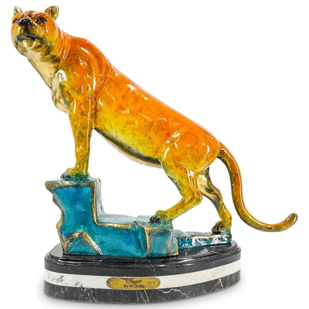 William Aribu (American, 20th Century) "Cougar" Bronze (1 of 3)