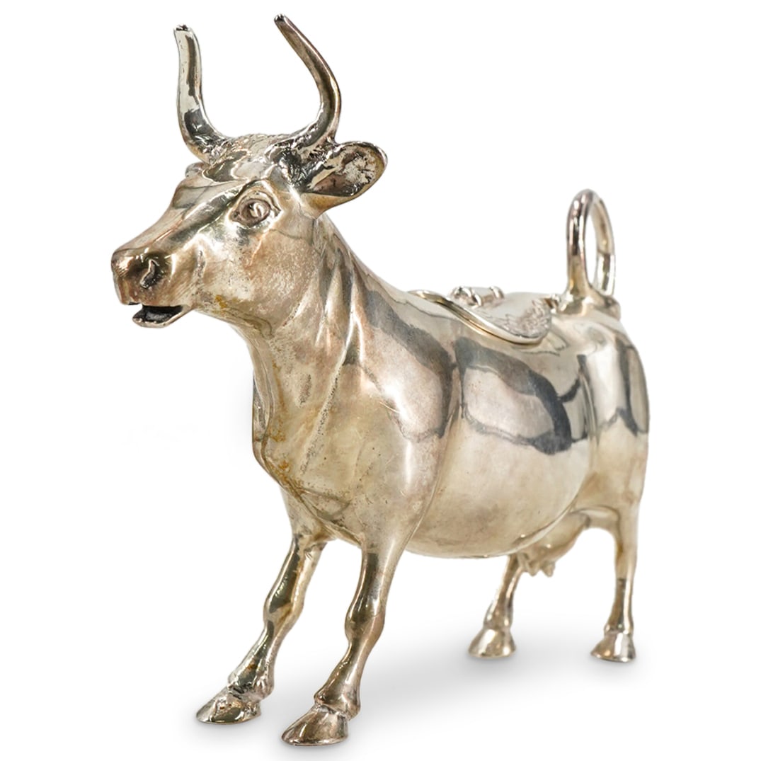 Sterling Silver Cow Creamer (1 of 6)