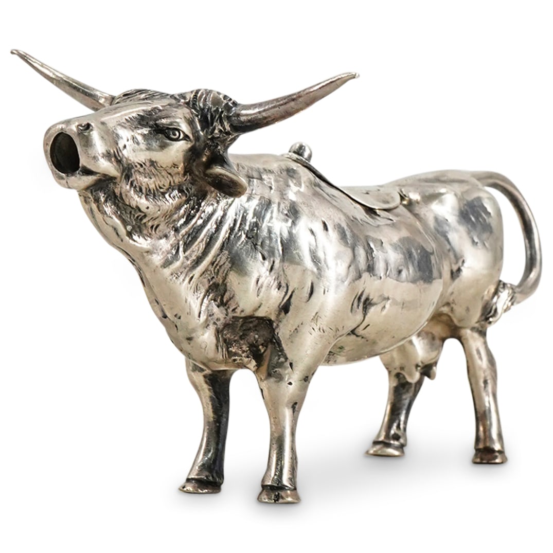 Sterling Silver Cow Creamer (1 of 6)