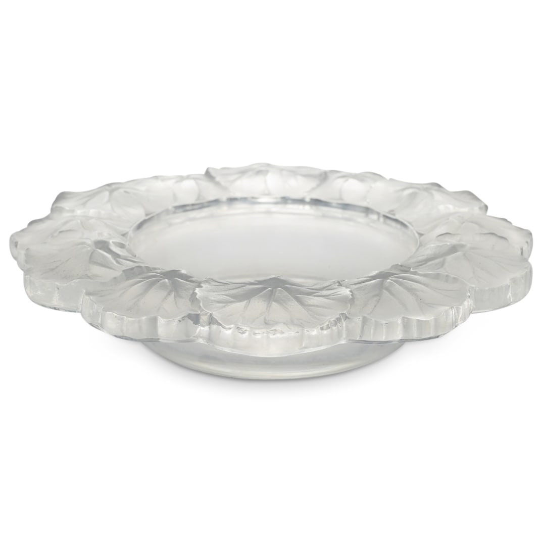Lalique Crystal "Honfleur" 8" Round Bowl (1 of 7)