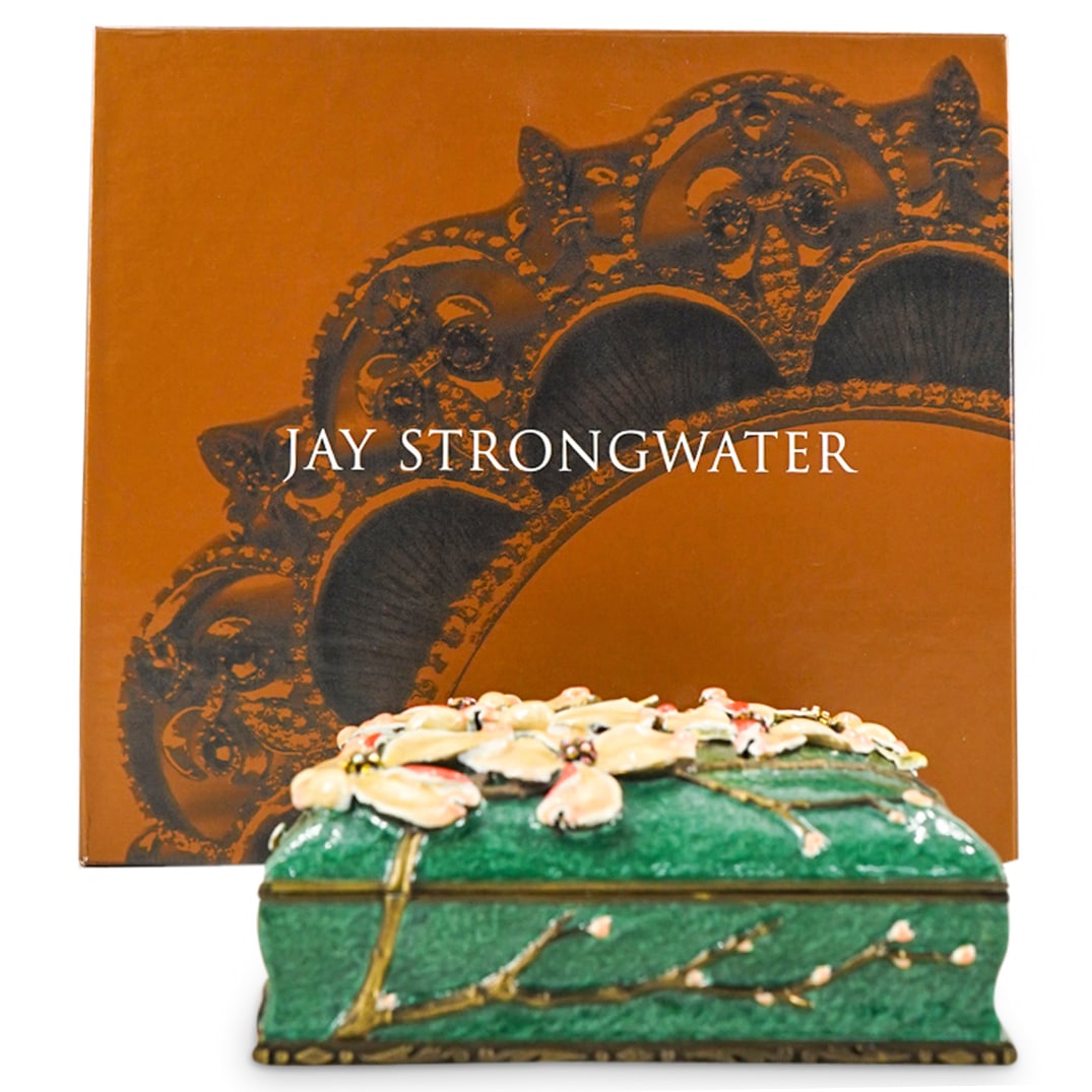 Jay Strongwater Enamel and Crystal Vanity Box (1 of 6)