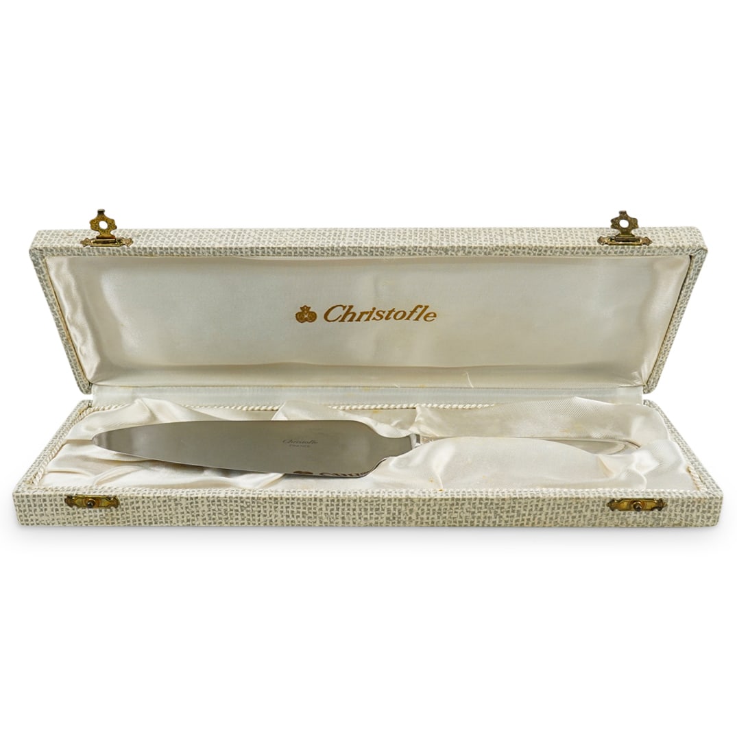 Christofle Silver Plated Pie Server W/ Stainless Blade (1 of 6)
