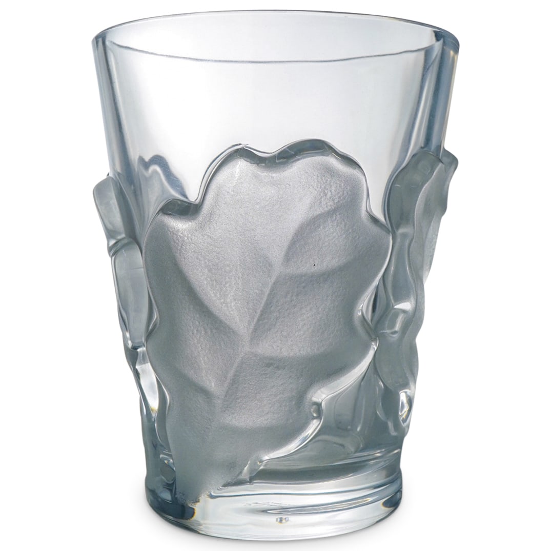Lalique Crystal "Chene" Double Old Fashioned (1 of 3)