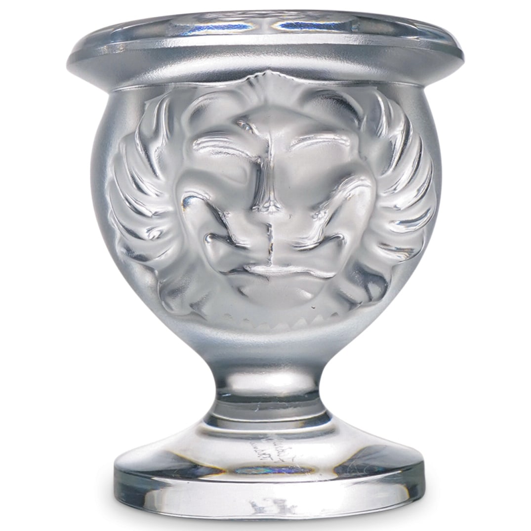 Lalique Crystal "Lion" Cigarette Holder (1 of 3)