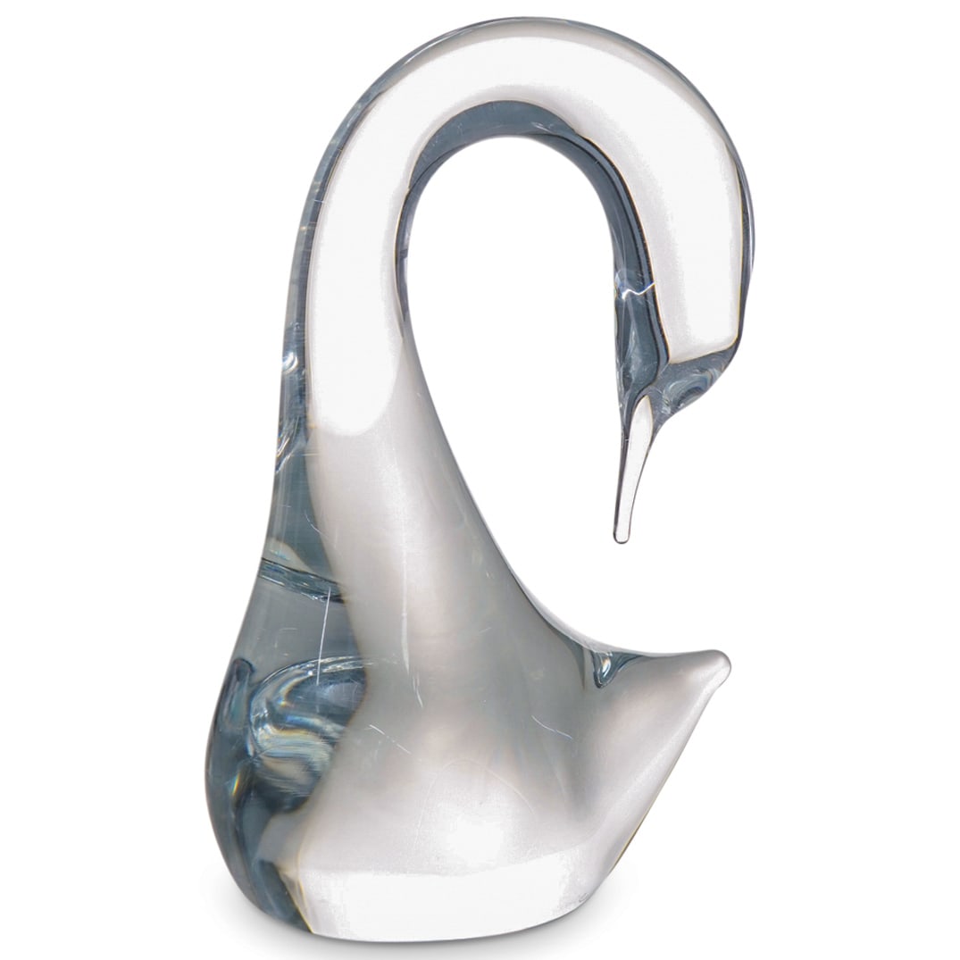 Daum Crystal "Teal W/ Head Turned" Figurine (1 of 5)