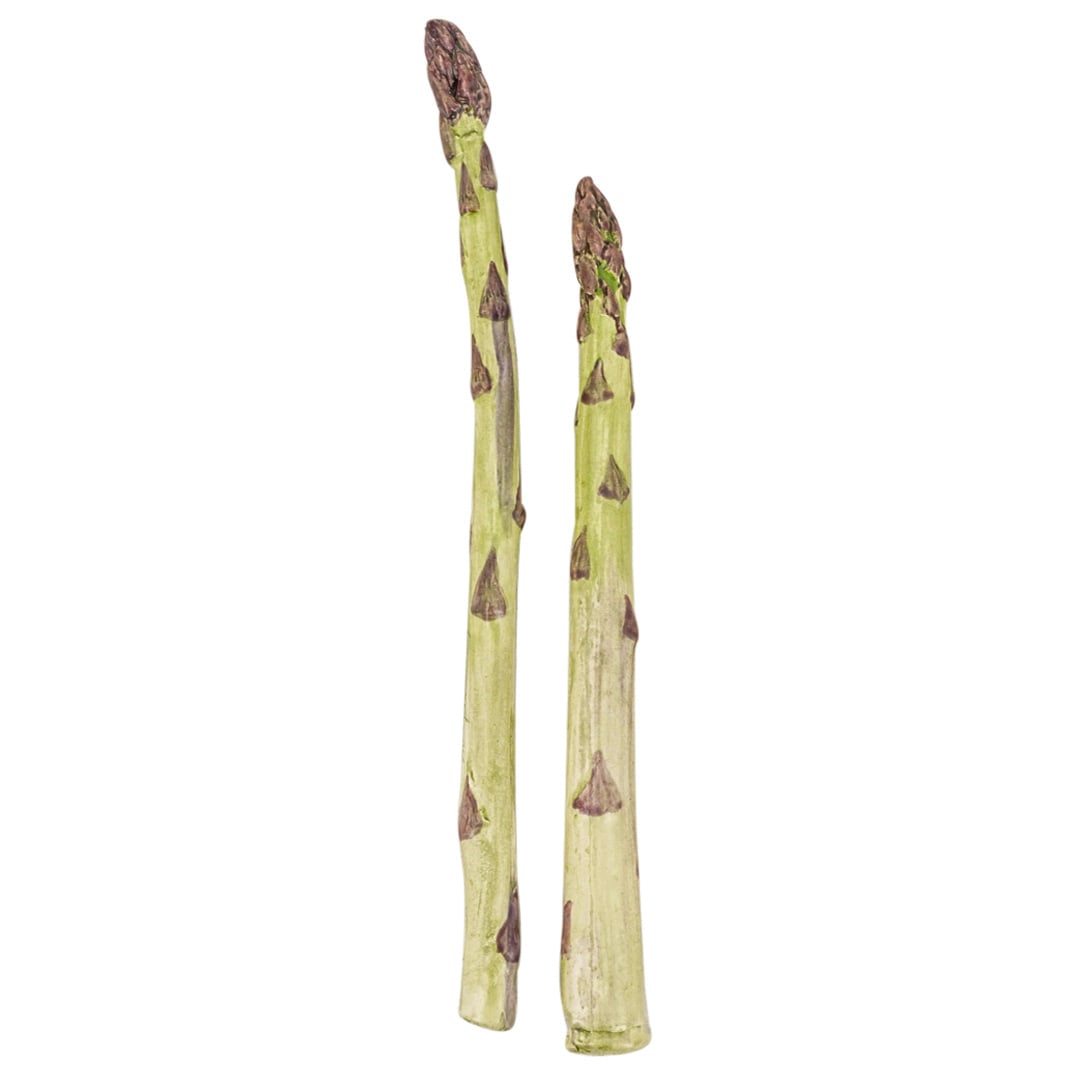(2 Pc) Mary Kirk Kelly (American, 1918–2013) Realistic Ceramic Asparagus (1 of 5)