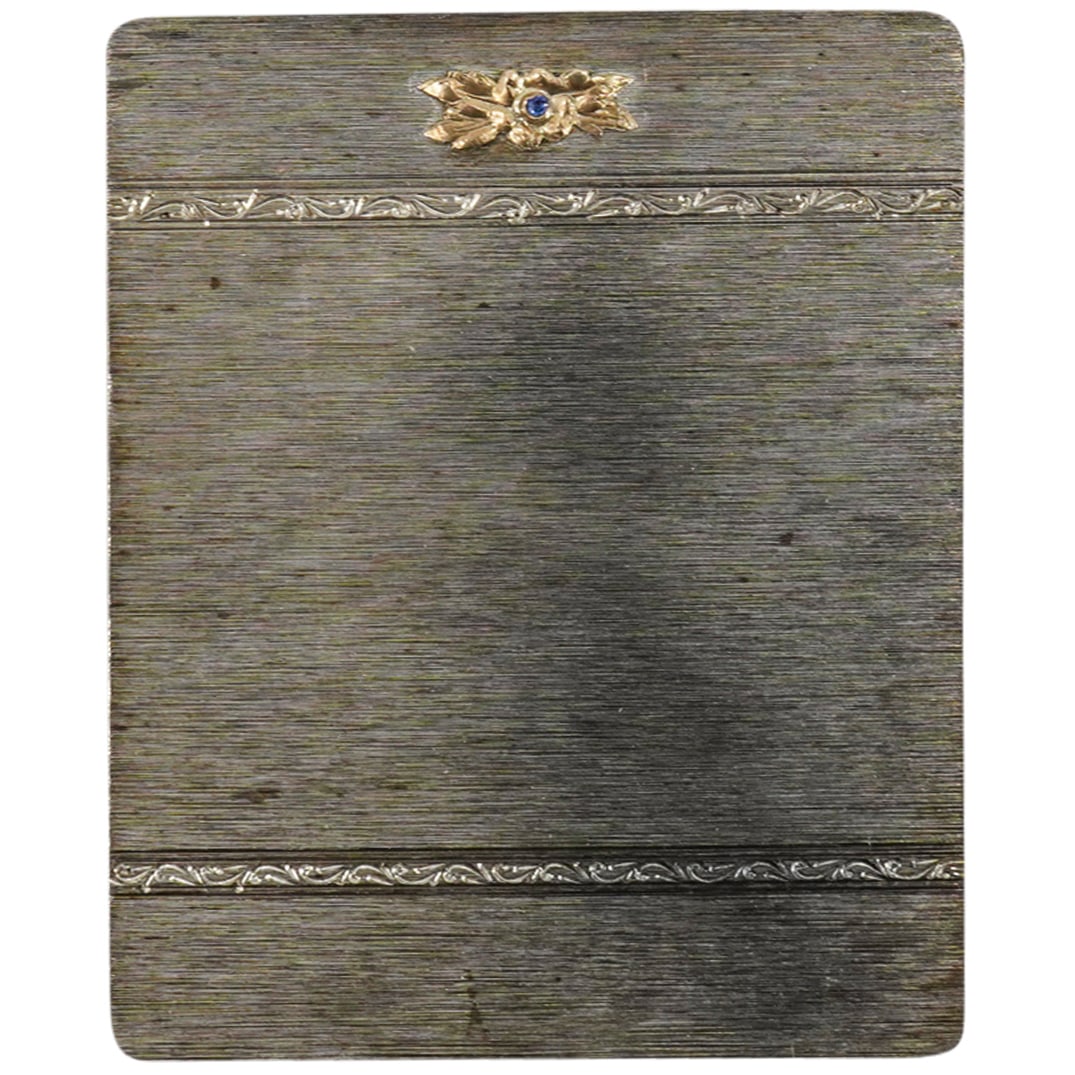 Italian Sterling Silver Compact Case (1 of 5)