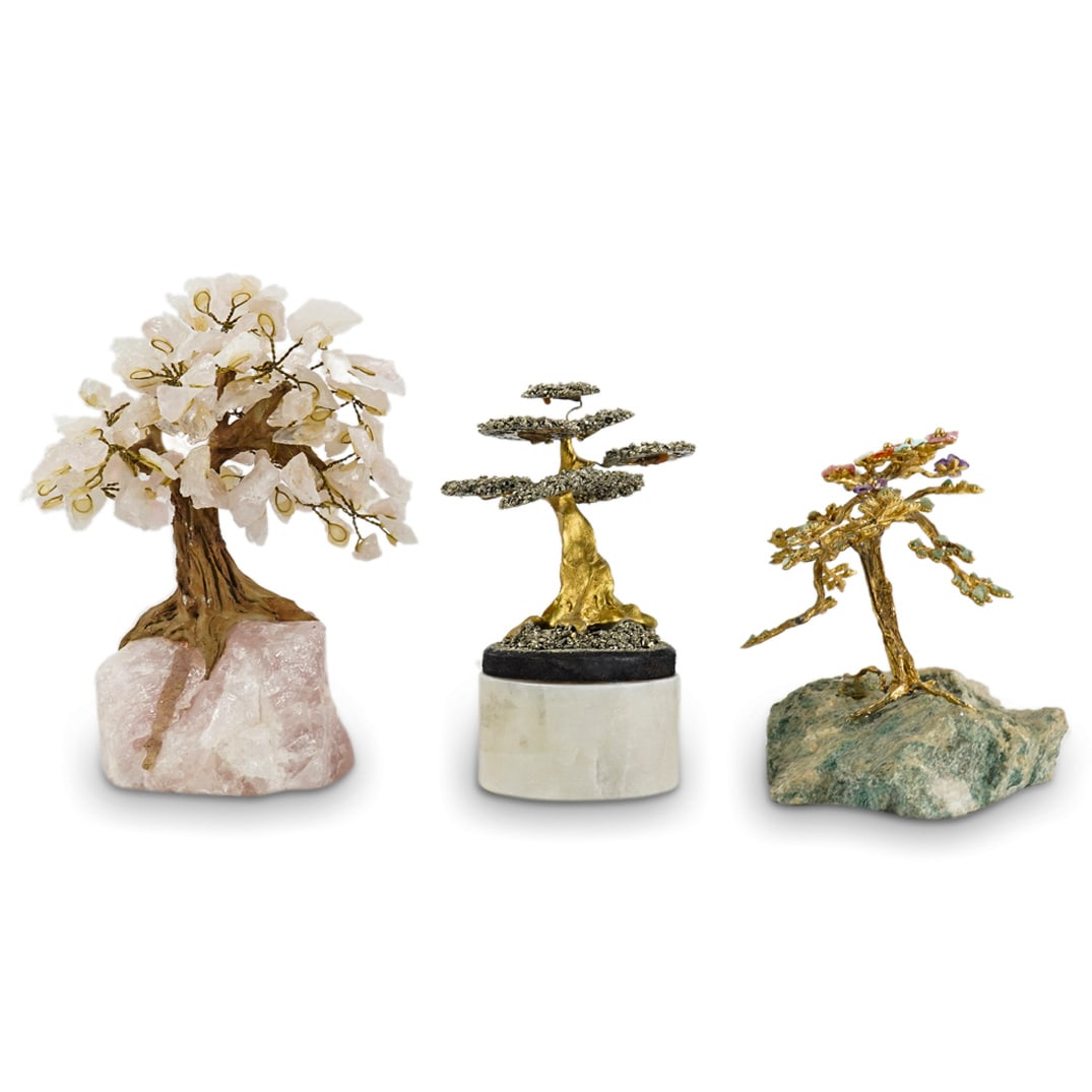 (3 Pc) Semi Precious Stone Assorted Trees Grouping (1 of 11)